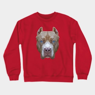 PitBull Low Poly Art Crewneck Sweatshirt